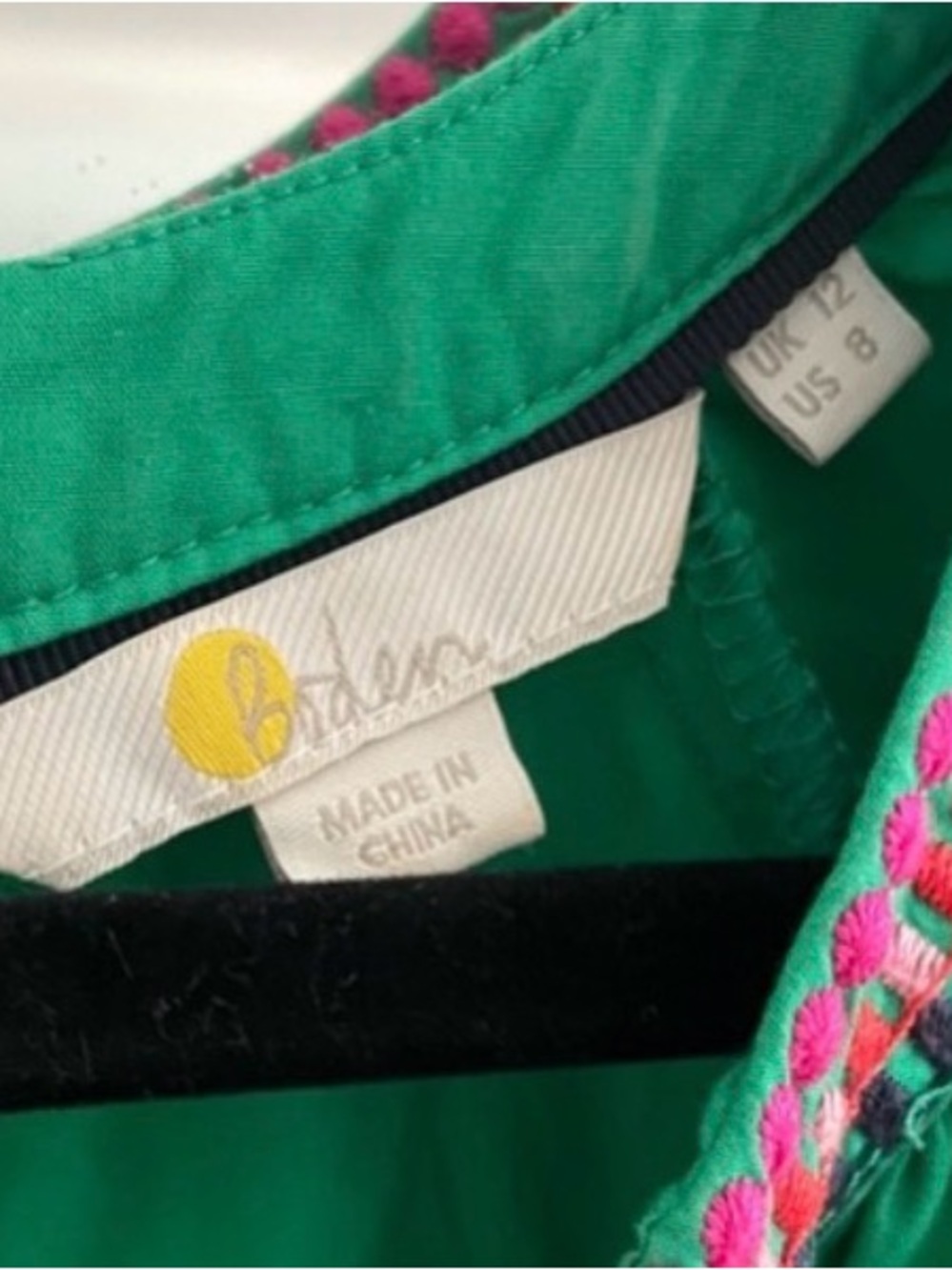 EUC - BODEN Natalie Embroidered Maxi Dress - Picture 10 of 10